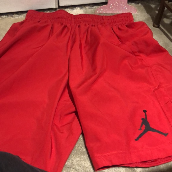 Nike shorts with Michael Jordan insignia.  Slits on either side. - Picture 9 of 9